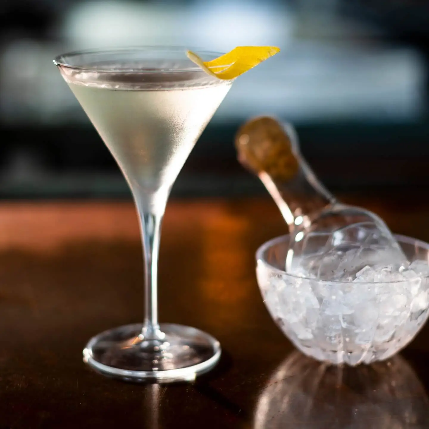 Drink sitting on a table